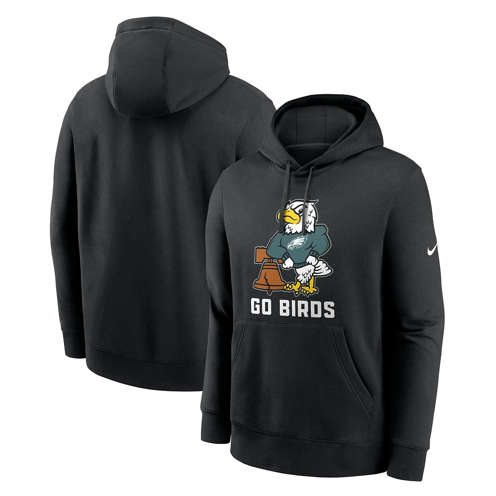 Men's Nike Black Philadelphia Eagles Hometown Fleece Pullover Hoodie