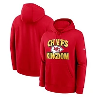 Men's Nike Red Kansas City Chiefs Hometown Fleece Pullover Hoodie