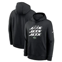 Men's Nike Black New York Jets Hometown Fleece Pullover Hoodie