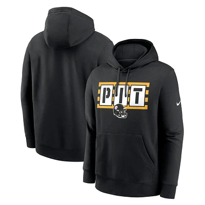 Men's Nike Black Pittsburgh Steelers Hometown Fleece Pullover Hoodie