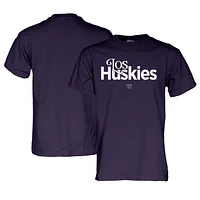 Unisex Blue 84 Purple Washington Huskies Los T-Shirt