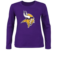 Women's Fanatics Purple Minnesota Vikings Plus Long Sleeve T-Shirt