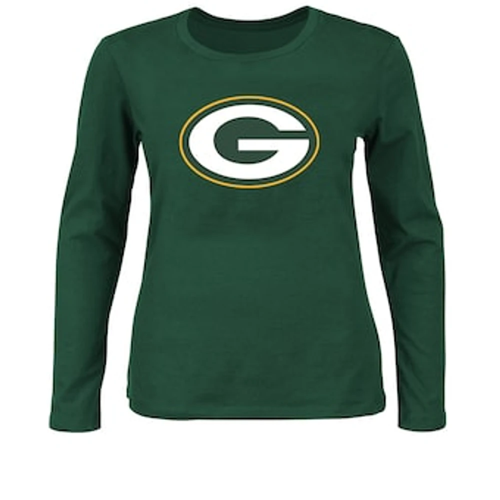 Women's Fanatics Green Bay Packers Plus Long Sleeve T-Shirt