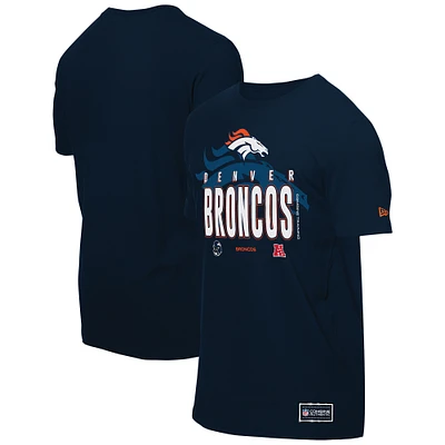 Men's New Era  Navy Denver Broncos 2025 NFL Training Camp T-Shirt