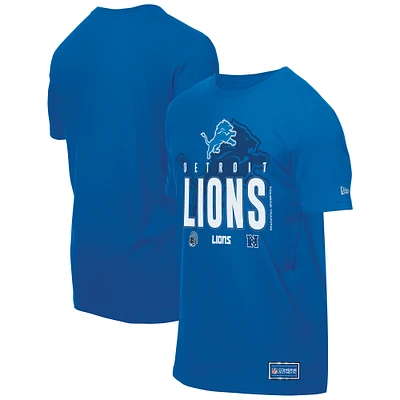 Men's New Era  Blue Detroit Lions 2025 NFL Training Camp T-Shirt