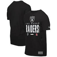 Men's New Era  Black Las Vegas Raiders 2025 NFL Training Camp T-Shirt