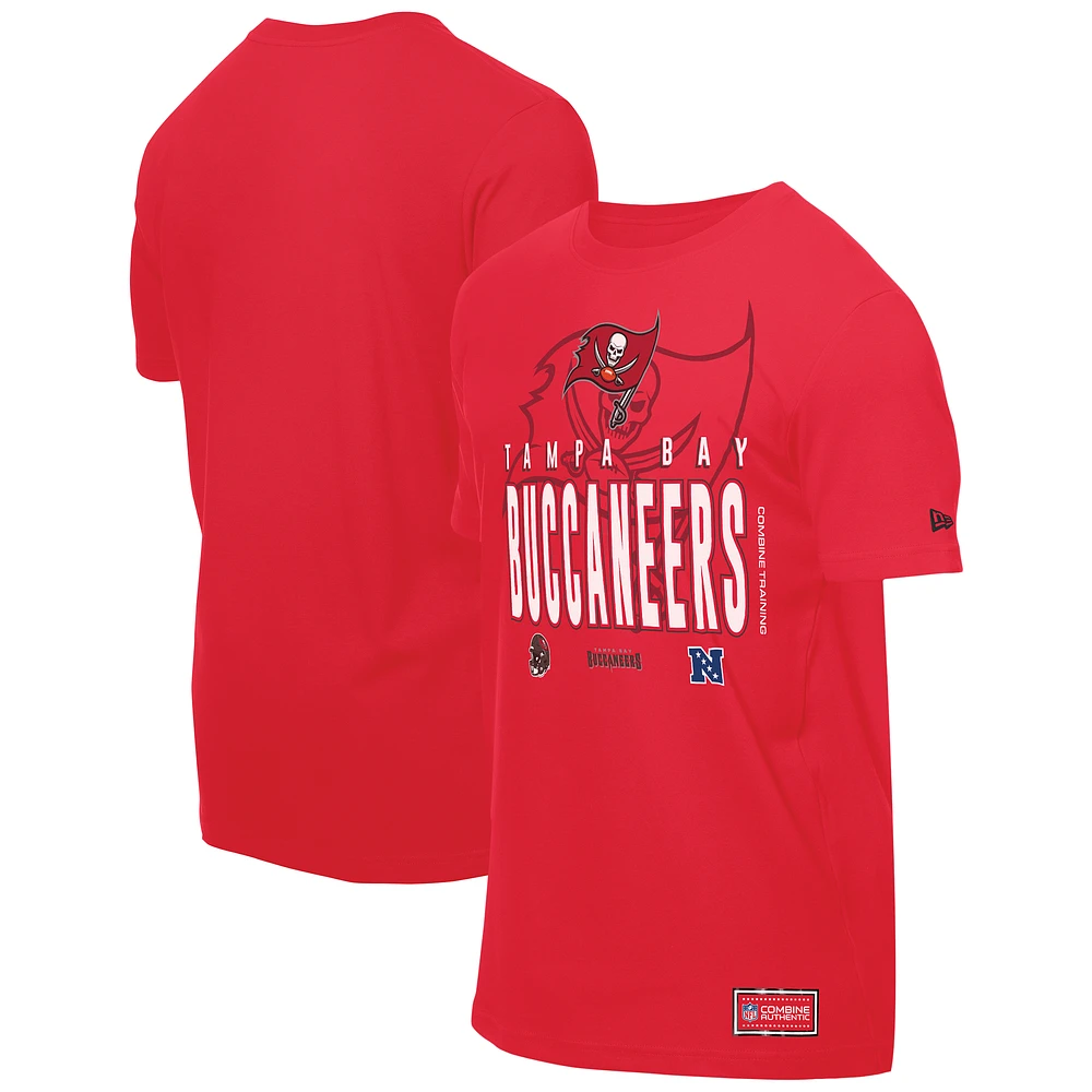 Men's New Era Red Tampa Bay Buccaneers 2025 NFL Training Camp T-Shirt