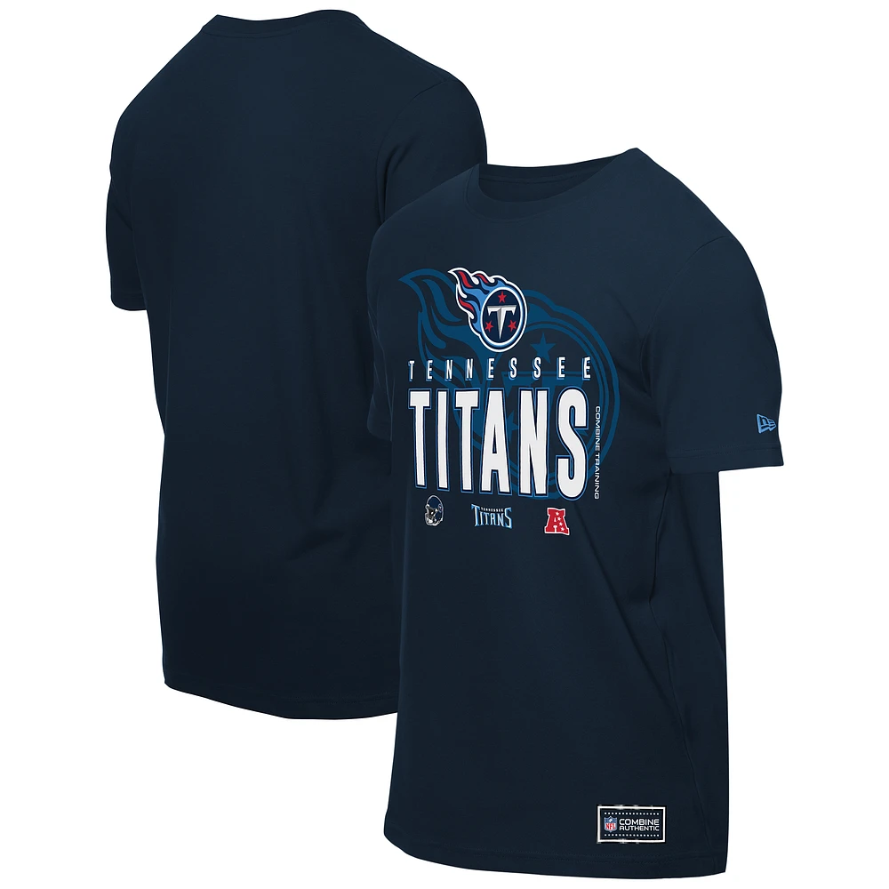 Men's New Era Navy Tennessee Titans 2025 NFL Training Camp T-Shirt