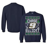 Men's Hendrick Motorsports Team Collection Navy Chase Elliott Ugly Holiday Sweater