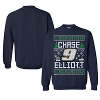 Men's Hendrick Motorsports Team Collection Navy Chase Elliott Ugly Holiday Sweater