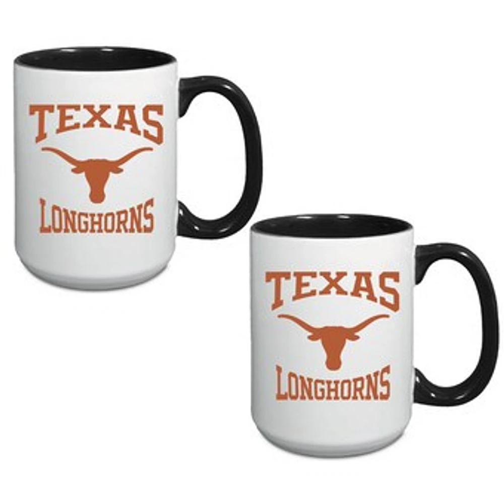 Texas Longhorns 15oz. Combo 2-Pack Mug Set