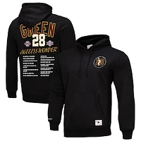 Men's Mitchell & Ness Darrell Green Black Washington Commanders Ageless Wonder Pullover Hoodie