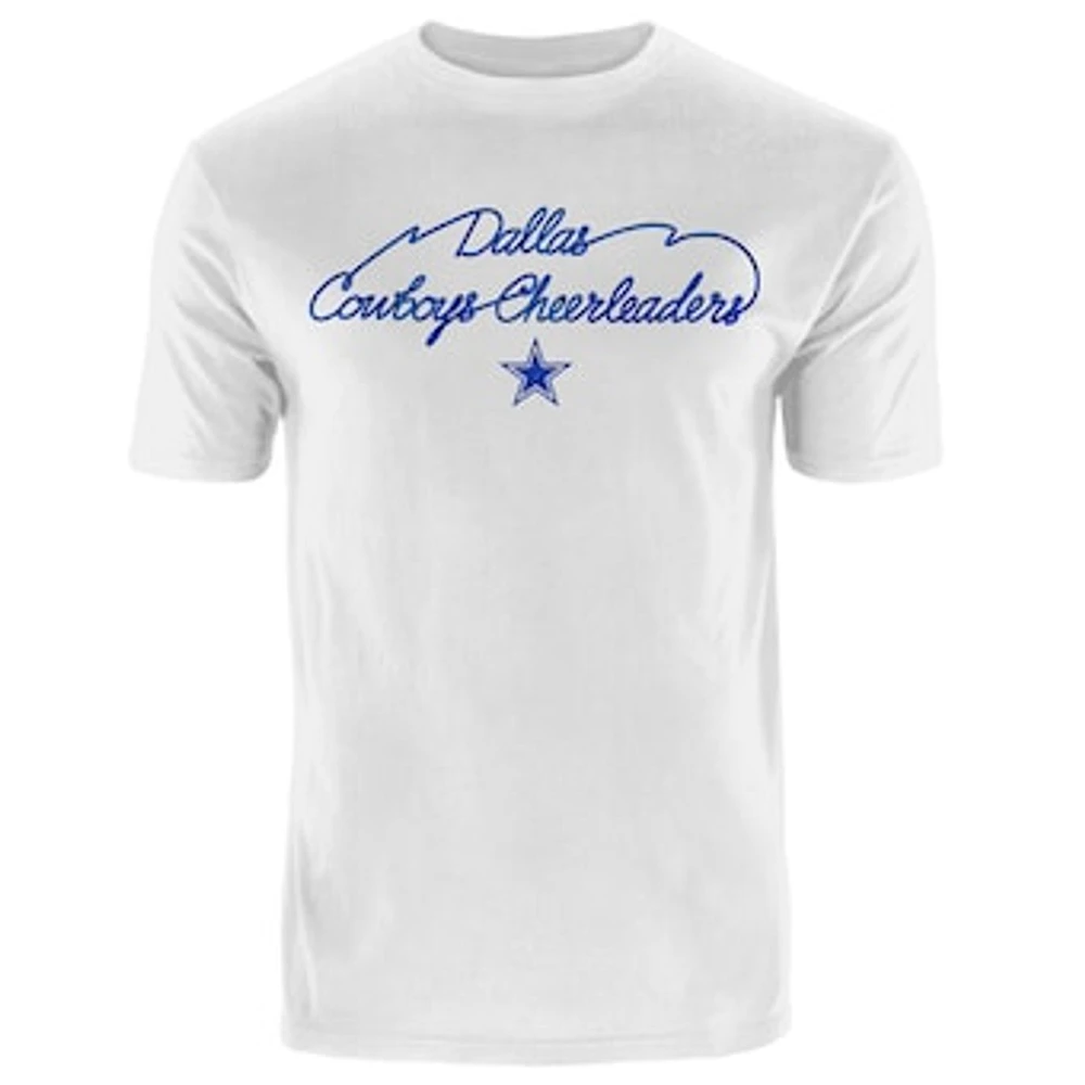 Women's White Dallas Cowboys Thunderstruck Foil T-Shirt