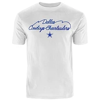 Women's White Dallas Cowboys Thunderstruck Foil T-Shirt