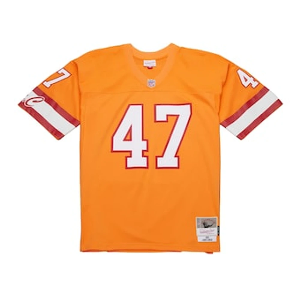 Men's Mitchell & Ness John Lynch Orange Tampa Bay Buccaneers 1993 Legacy Replica Jersey