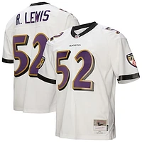 Men's Mitchell & Ness Ray Lewis White Baltimore Ravens 2000 Legacy Replica Jersey