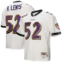 Men's Mitchell & Ness Ray Lewis White Baltimore Ravens 2000 Legacy Replica Jersey