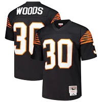 Men's Mitchell & Ness Ickey Woods Black Cincinnati Bengals 1988 Legacy Replica Jersey