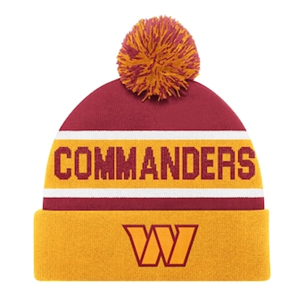 Unisex Starter Gold Washington Commanders Cuffed Knit Hat with Pom