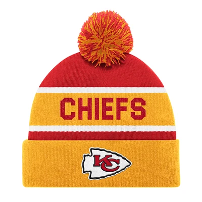 Unisex Starter Gold Kansas City Chiefs Cuffed Knit Hat with Pom