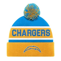 Unisex Starter Gold Los Angeles Chargers Cuffed Knit Hat with Pom