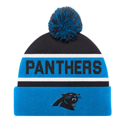 Unisex Starter Blue Carolina Panthers Cuffed Knit Hat with Pom