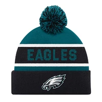 Unisex Starter Black Philadelphia Eagles Cuffed Knit Hat with Pom