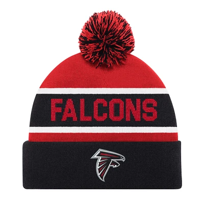 Unisex Starter Black Atlanta Falcons Cuffed Knit Hat with Pom