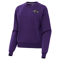 Women's  Antigua Purple Baltimore Ravens Victory Pullover Sweatshirt