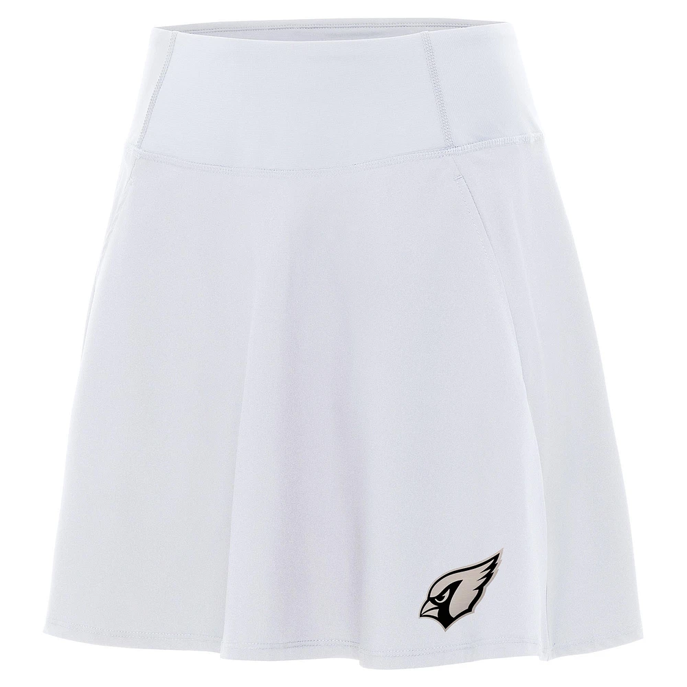 Women's Antigua Arizona Cardinals Brushed Carbon Chip Skort