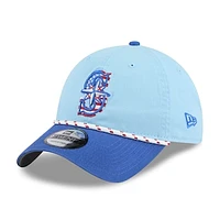 Men's New Era Light Blue/Blue Seattle Mariners 2025 Fourth of July 9TWENTY Adjustable Hat