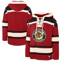 Men's '47  Red Chicago Blackhawks 2025 NHL Winter Classic Superior Lacer Pullover Hoodie