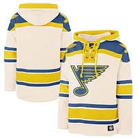 Men's '47  Cream St. Louis Blues 2025 NHL Winter Classic Superior Lacer Pullover Hoodie