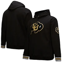 Men's Mitchell & Ness Black Colorado Buffaloes Chainstich Fleece Pullover Hoodie