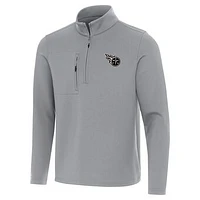 Men's Antigua Tennessee Titans Insider Quarter-Zip Jacket