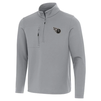 Men's Antigua Tennessee Titans Insider Quarter-Zip Jacket