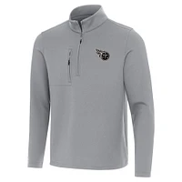 Men's Antigua Tennessee Titans Insider Quarter-Zip Jacket