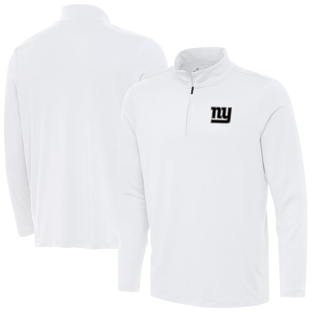 Men's Antigua New York Giants Reprocess Quarter-Zip Top