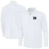 Men's Antigua New York Giants Reprocess Quarter-Zip Top