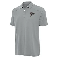 Men's Antigua  Gray Atlanta Falcons Western Polo