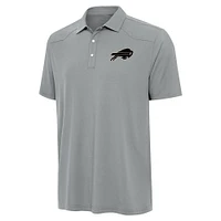 Men's Antigua  Gray Buffalo Bills Western Polo