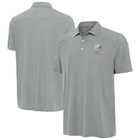 Men's Antigua  Gray Cleveland Browns Western Polo