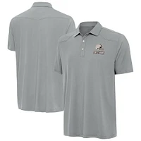 Men's Antigua  Gray Cleveland Browns Western Polo