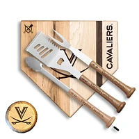 Baseball BBQ Virginia Cavaliers 12" Silver Slugger Combo Set