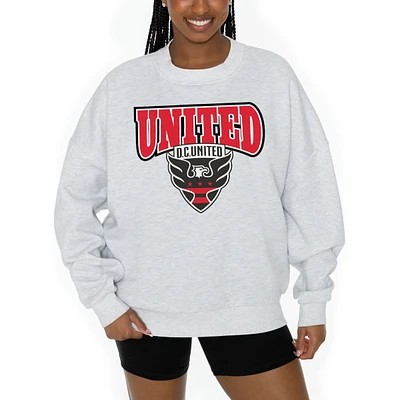 Women's Gameday Couture  Ash D.C. United Pitch Pride Pullover Sweatshirt