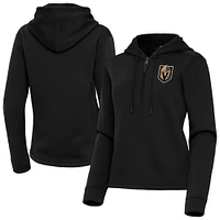 Women's Antigua Vegas Golden Knights Contemporary Quarter-Zip Hoodie