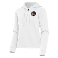 Women's Antigua Golden State Warriors Contemporary Quarter-Zip Hoodie