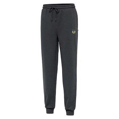 Men's Antigua Heather Charcoal Milwaukee Bucks  Idol Jogger Pants