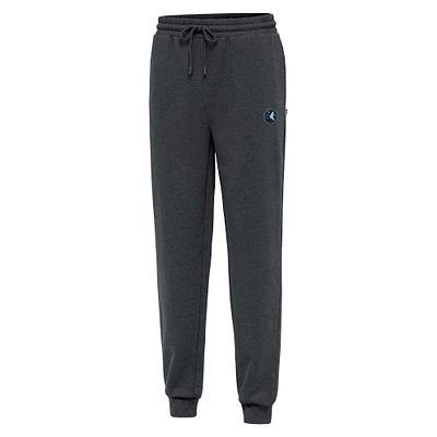 Men's Antigua Heather Charcoal Minnesota Timberwolves  Idol Jogger Pants