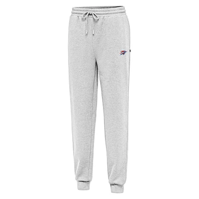 Men's Antigua Heather Gray Oklahoma City Thunder  Idol Jogger Pants